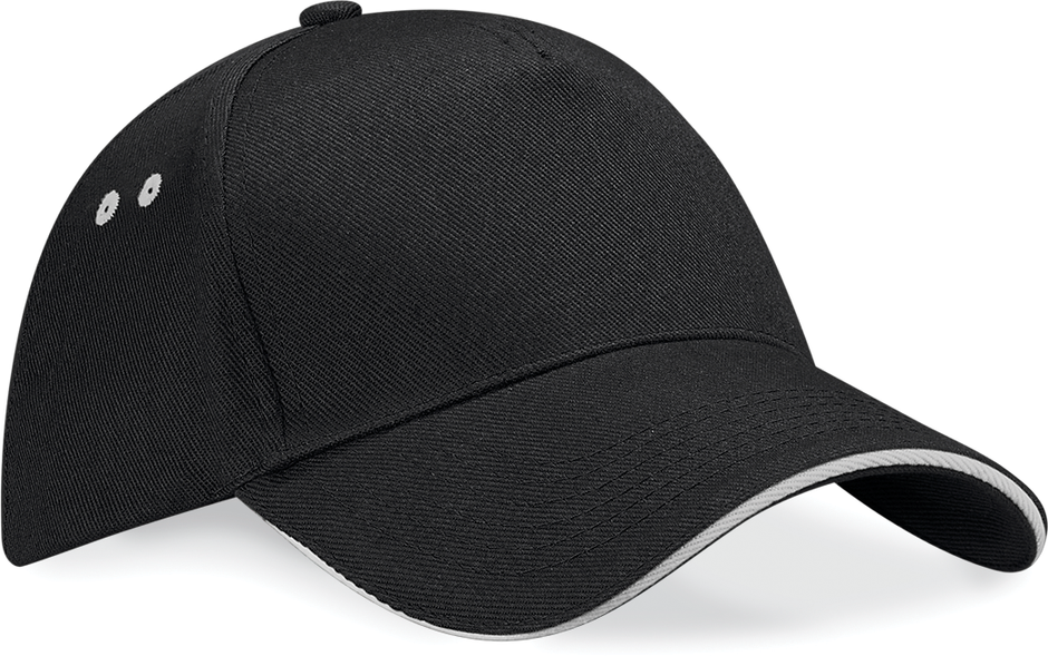 B15C - Casquette homme Ultimate à 5 panneaux sandwich contrasté Beechfield®
