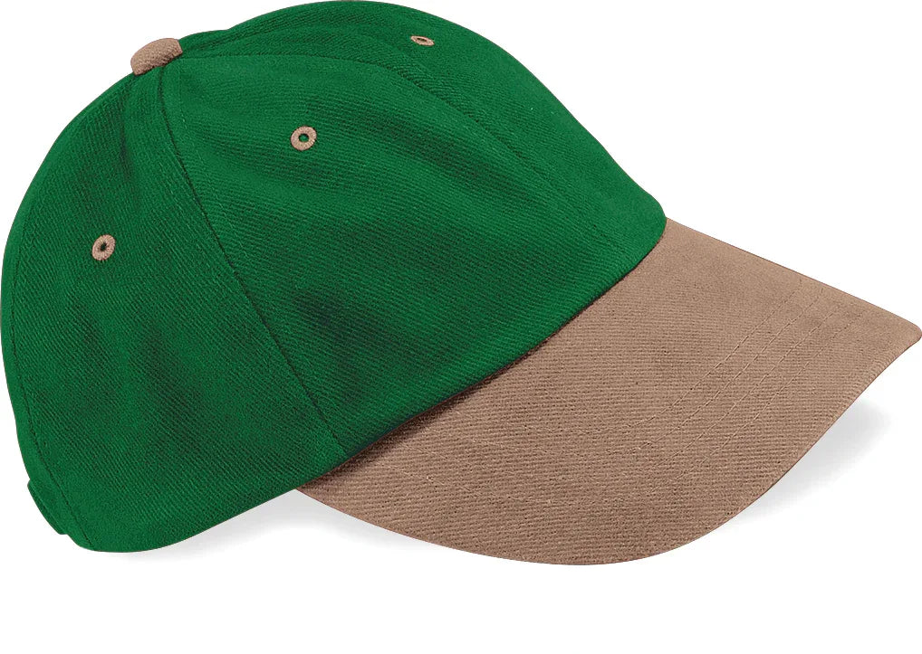 B57 - Casquette homme profil bas en coton brossé - 6 panneaux - Occifloc