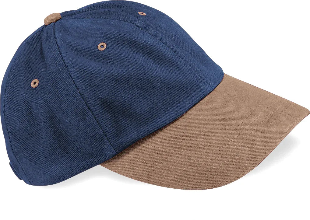 B57 - Casquette homme profil bas en coton brossé - 6 panneaux - Occifloc