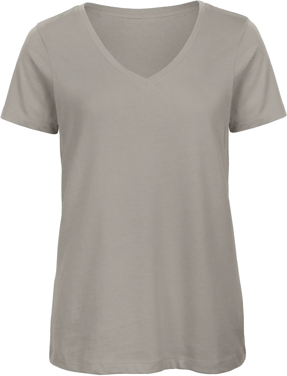 CGTW045 - T-shirt Organic Inspire col V Femme - Occifloc
