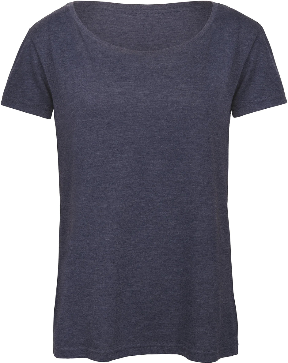 CGTW056 - T-shirt Triblend col rond Femme - Occifloc