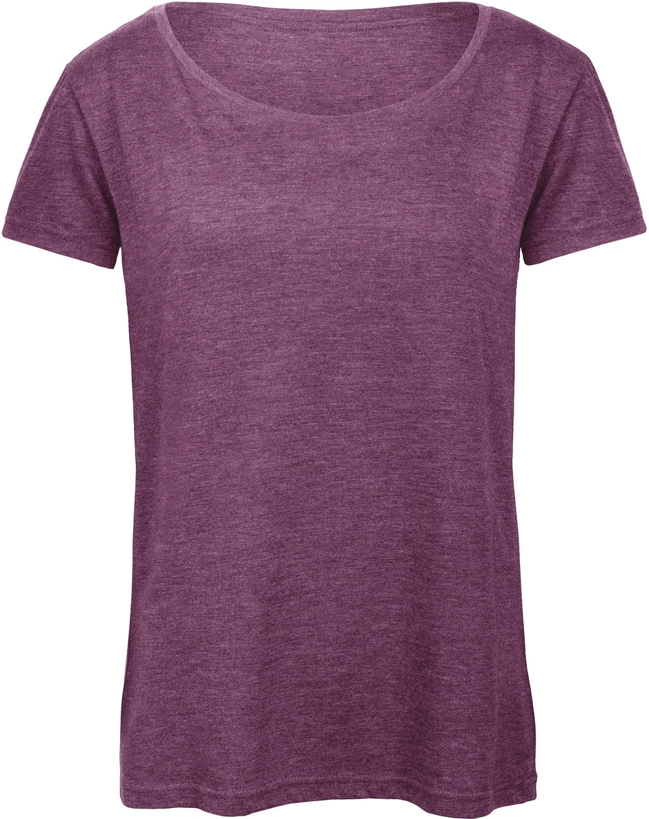 CGTW056 - T-shirt Triblend col rond Femme - Occifloc