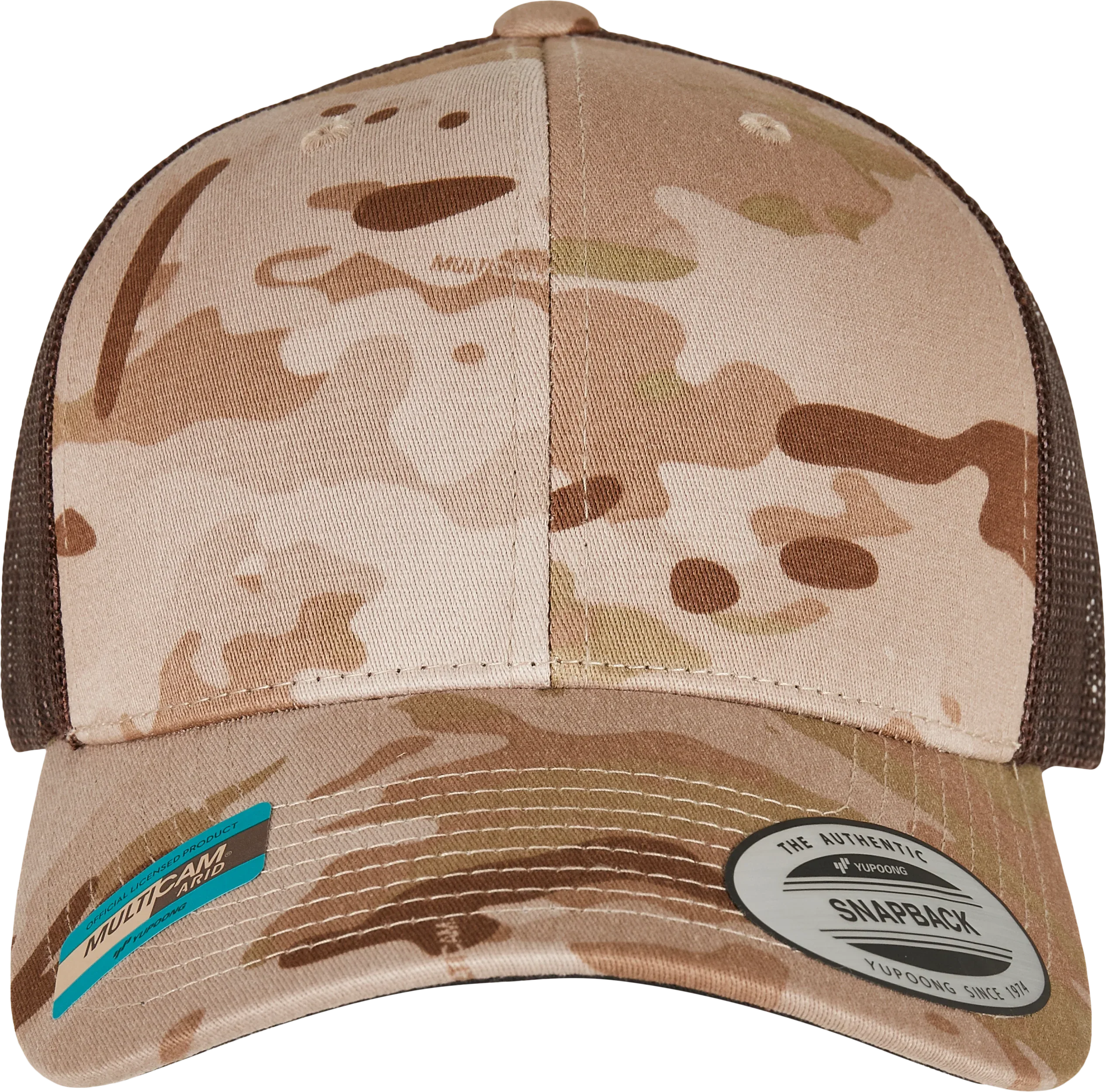 FL6606MC - Casquette retro trucker multicam - Occifloc