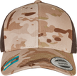 FL6606MC - Casquette retro trucker multicam - Occifloc
