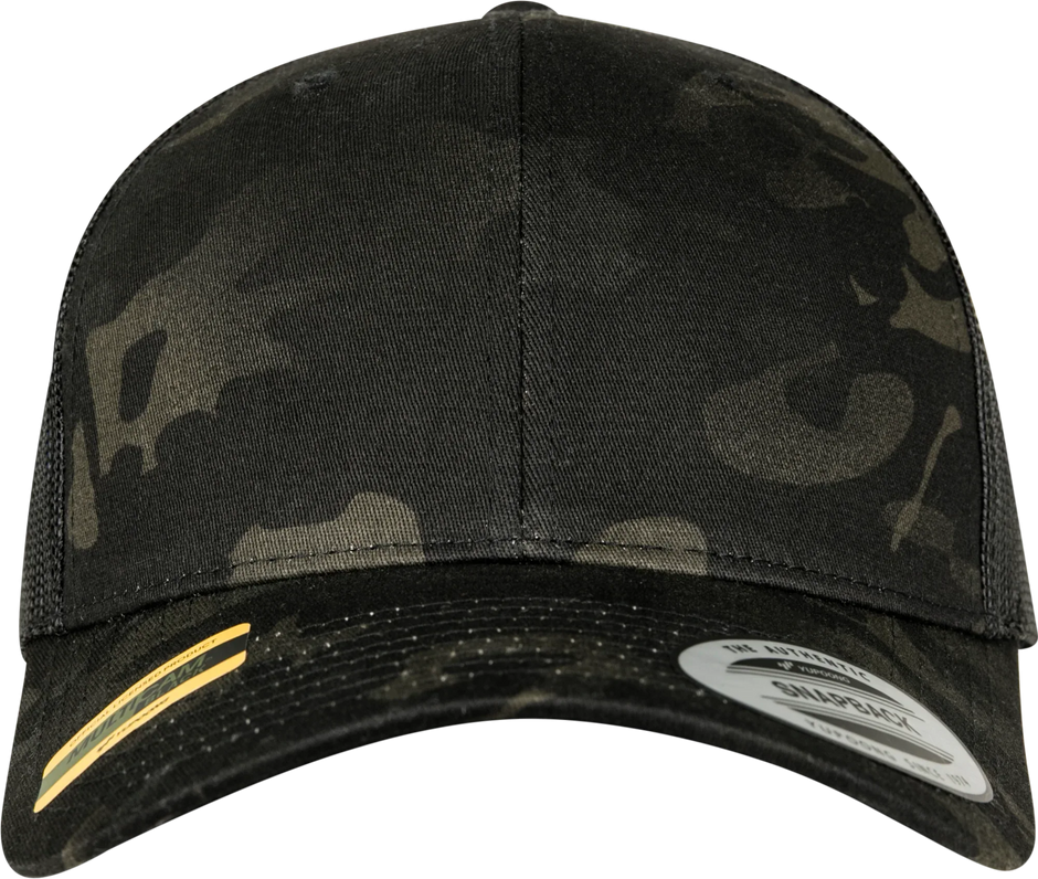 FL6606MC - Casquette retro trucker multicam - Occifloc