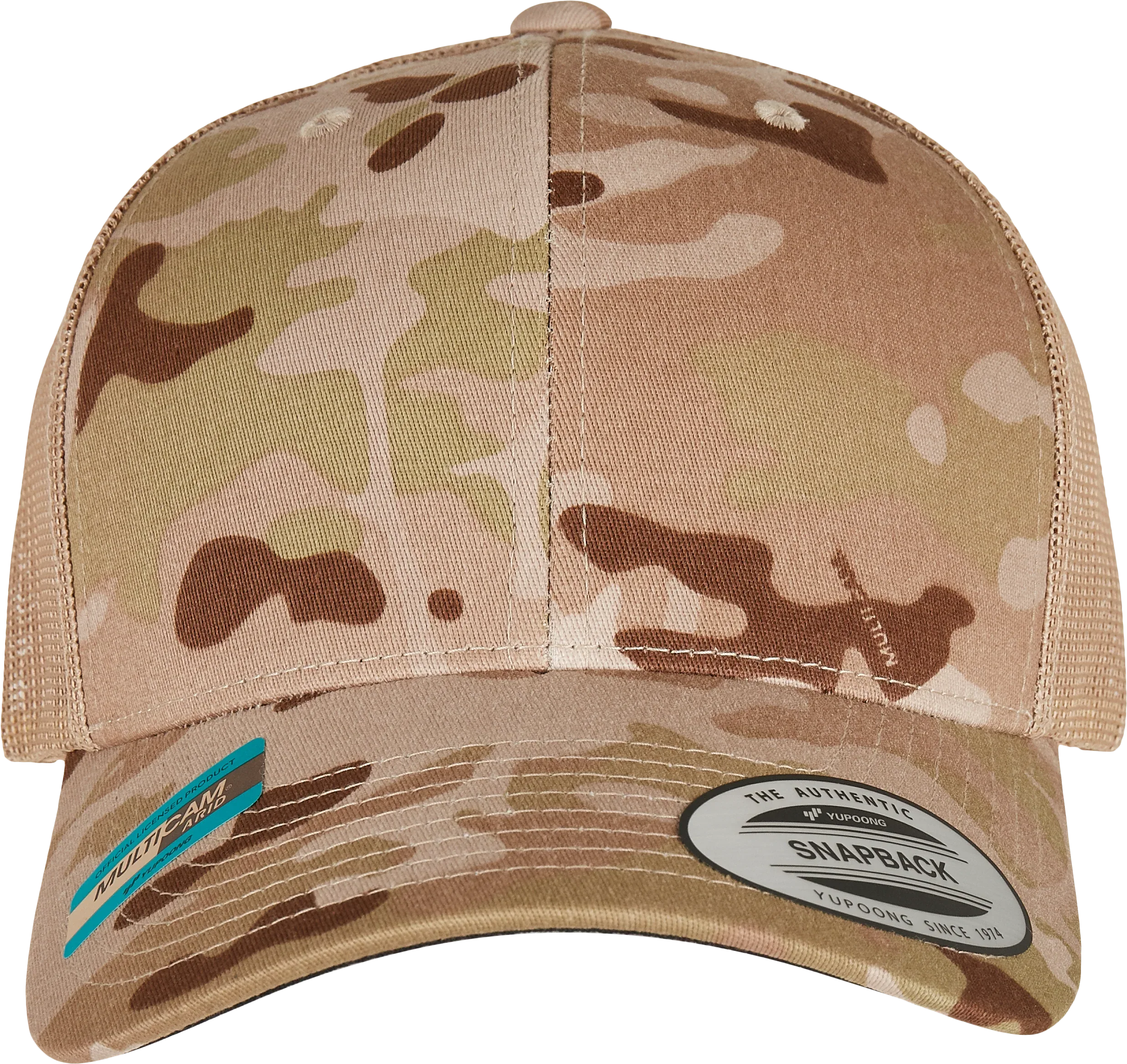 FL6606MC - Casquette retro trucker multicam - Occifloc