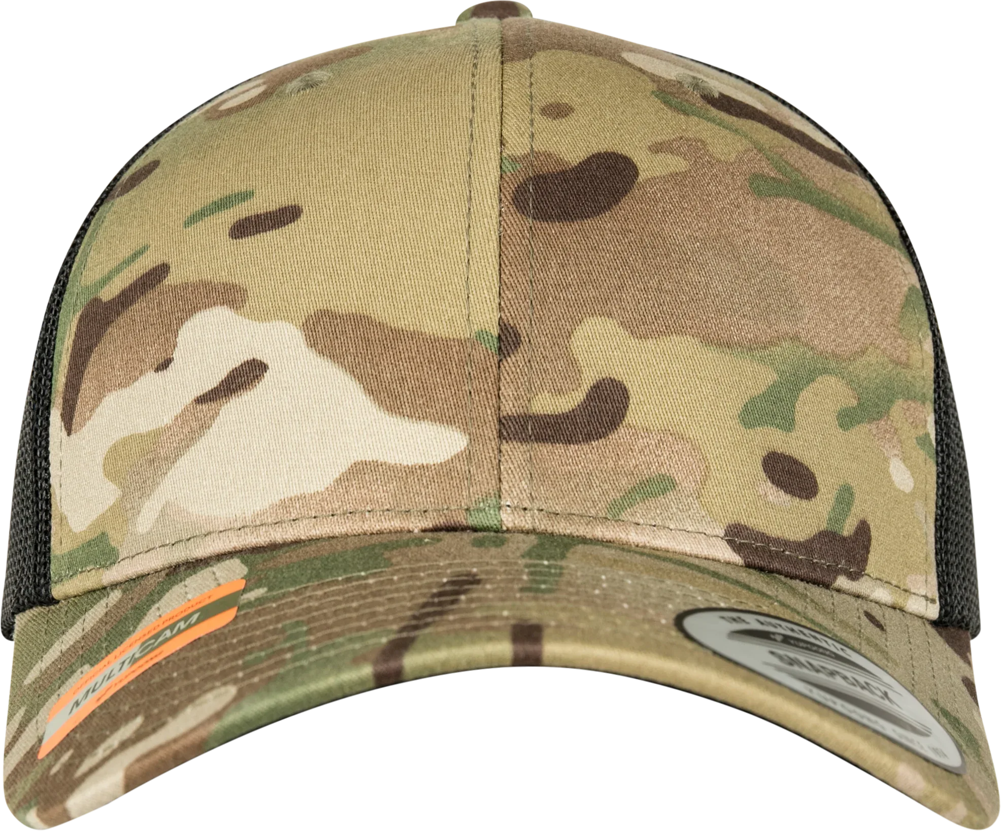 FL6606MC - Casquette retro trucker multicam - Occifloc