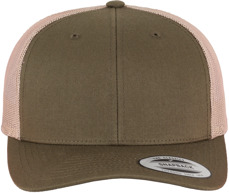 FL6606T - Casquette retro trucker bicolore - Occifloc