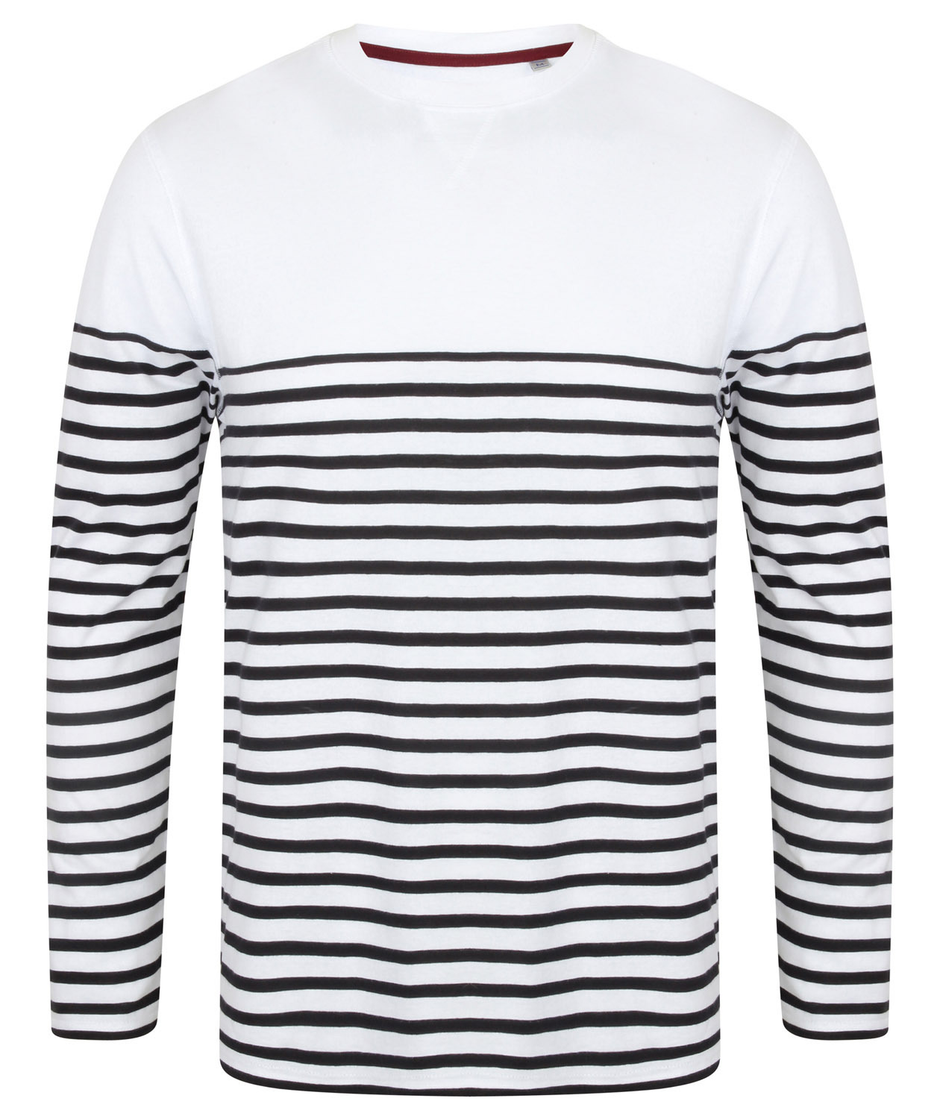 FR134 - T-shirt breton à manches longues Front Row
