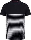 FR135 - T-shirt breton à manches courtes Front Row