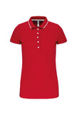 K252 - Polo maille piquée manches courtes femme - Occifloc