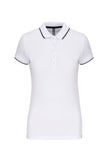 K252 - Polo maille piquée manches courtes femme - Occifloc