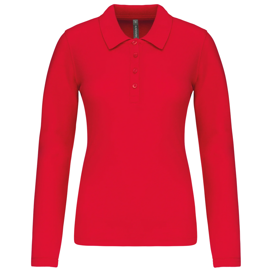 K257 - Polo piqué manches longues femme - Occifloc