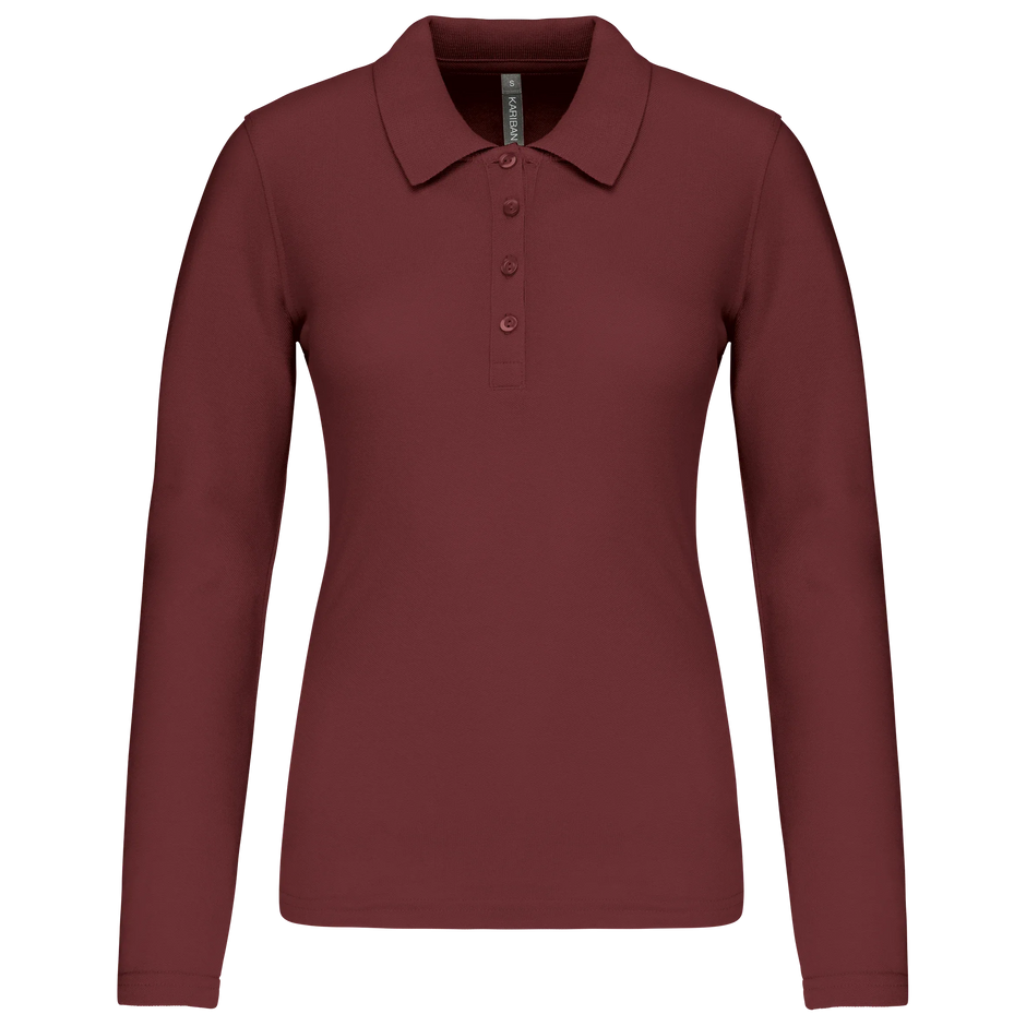 K257 - Polo piqué manches longues femme - Occifloc