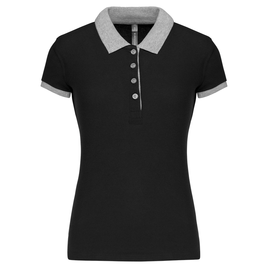 K259 - Polo piqué bicolore femme - Occifloc