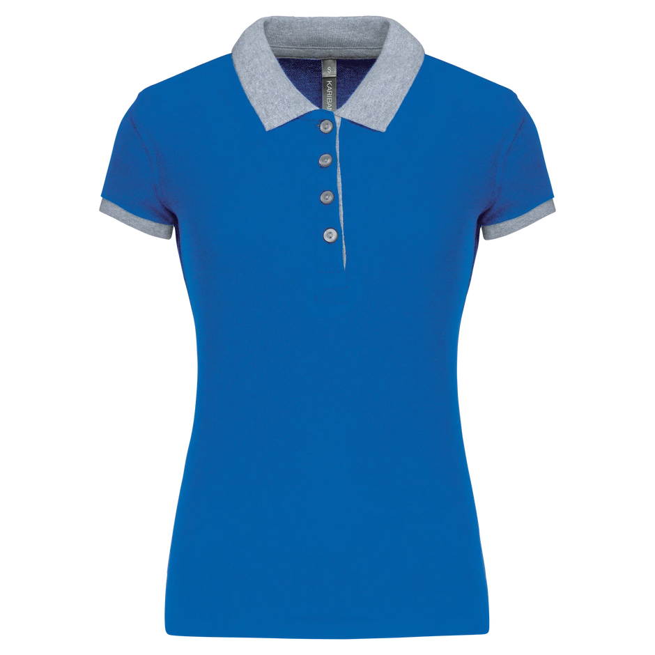 K259 - Polo piqué bicolore femme - Occifloc