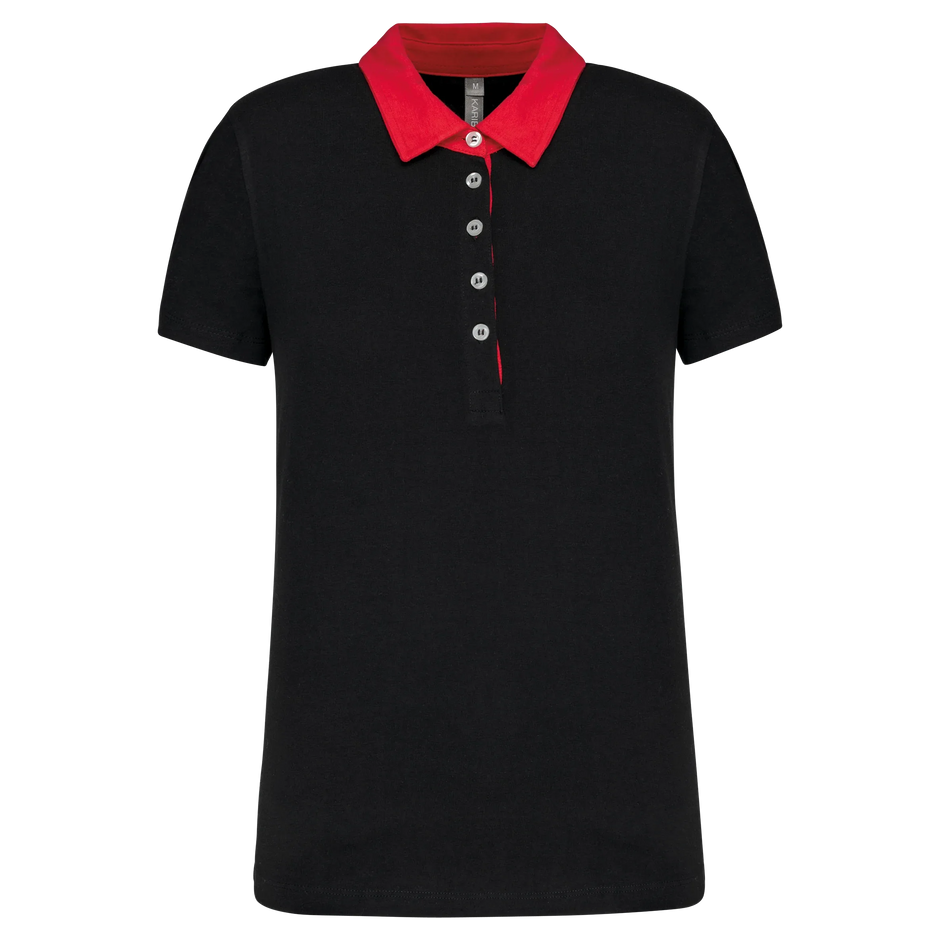 K261 - Polo jersey bicolore femme - Occifloc