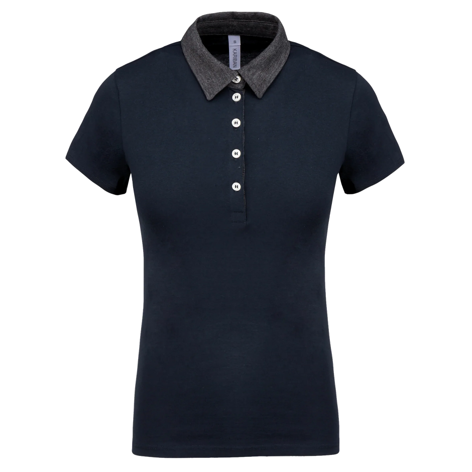 K261 - Polo jersey bicolore femme - Occifloc