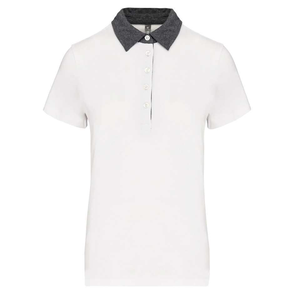 K261 - Polo jersey bicolore femme - Occifloc