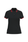 K273 - Polo femme manches courtes à liserés contrastés - Occifloc