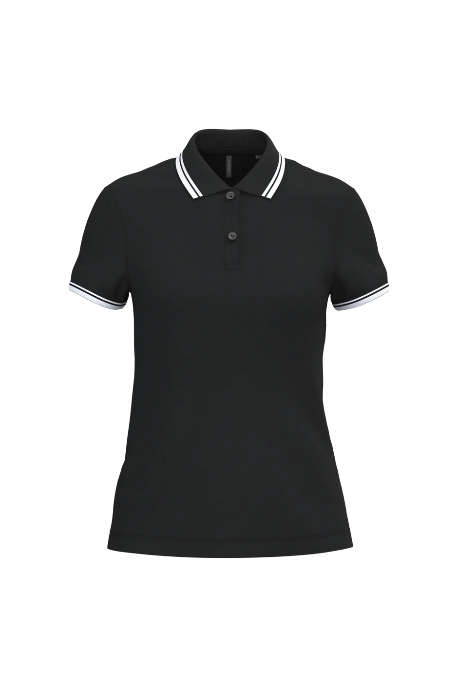 K273 - Polo femme manches courtes à liserés contrastés - Occifloc