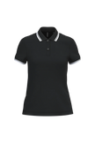 K273 - Polo femme manches courtes à liserés contrastés - Occifloc