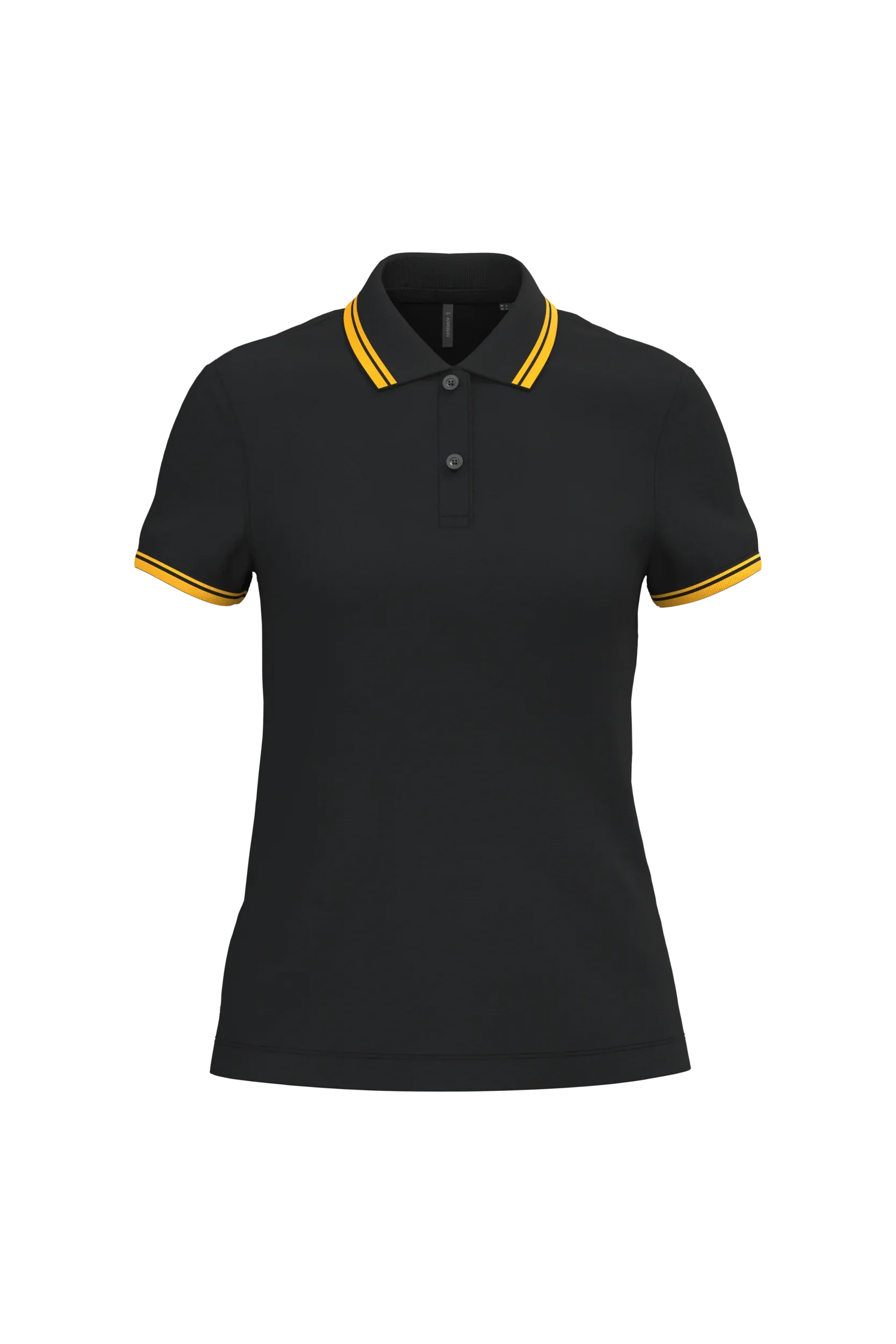 K273 - Polo femme manches courtes à liserés contrastés - Occifloc