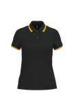 K273 - Polo femme manches courtes à liserés contrastés - Occifloc