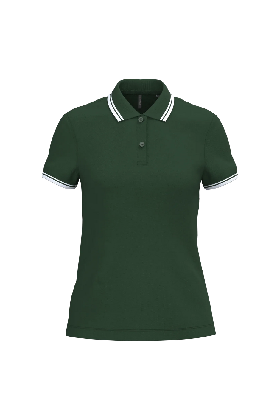 K273 - Polo femme manches courtes à liserés contrastés - Occifloc