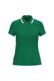 K273 - Polo femme manches courtes à liserés contrastés - Occifloc
