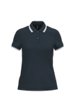 K273 - Polo femme manches courtes à liserés contrastés - Occifloc