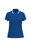 K273 - Polo femme manches courtes à liserés contrastés - Occifloc