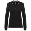 K281 - Polo maille piquée manches longues femme - Occifloc