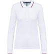 K281 - Polo maille piquée manches longues femme - Occifloc