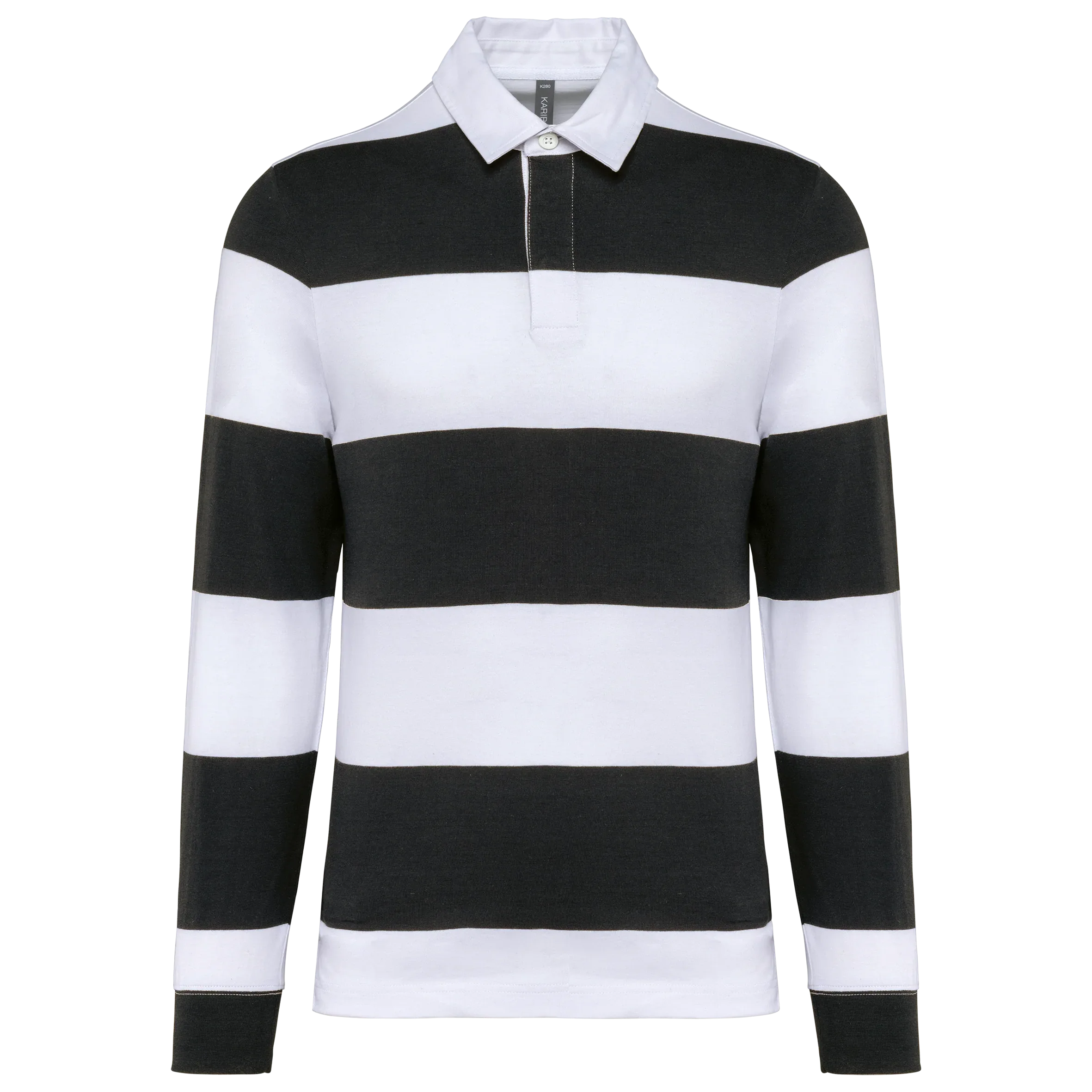 K285 - Polo rugby rayé manches longues unisexe - Occifloc