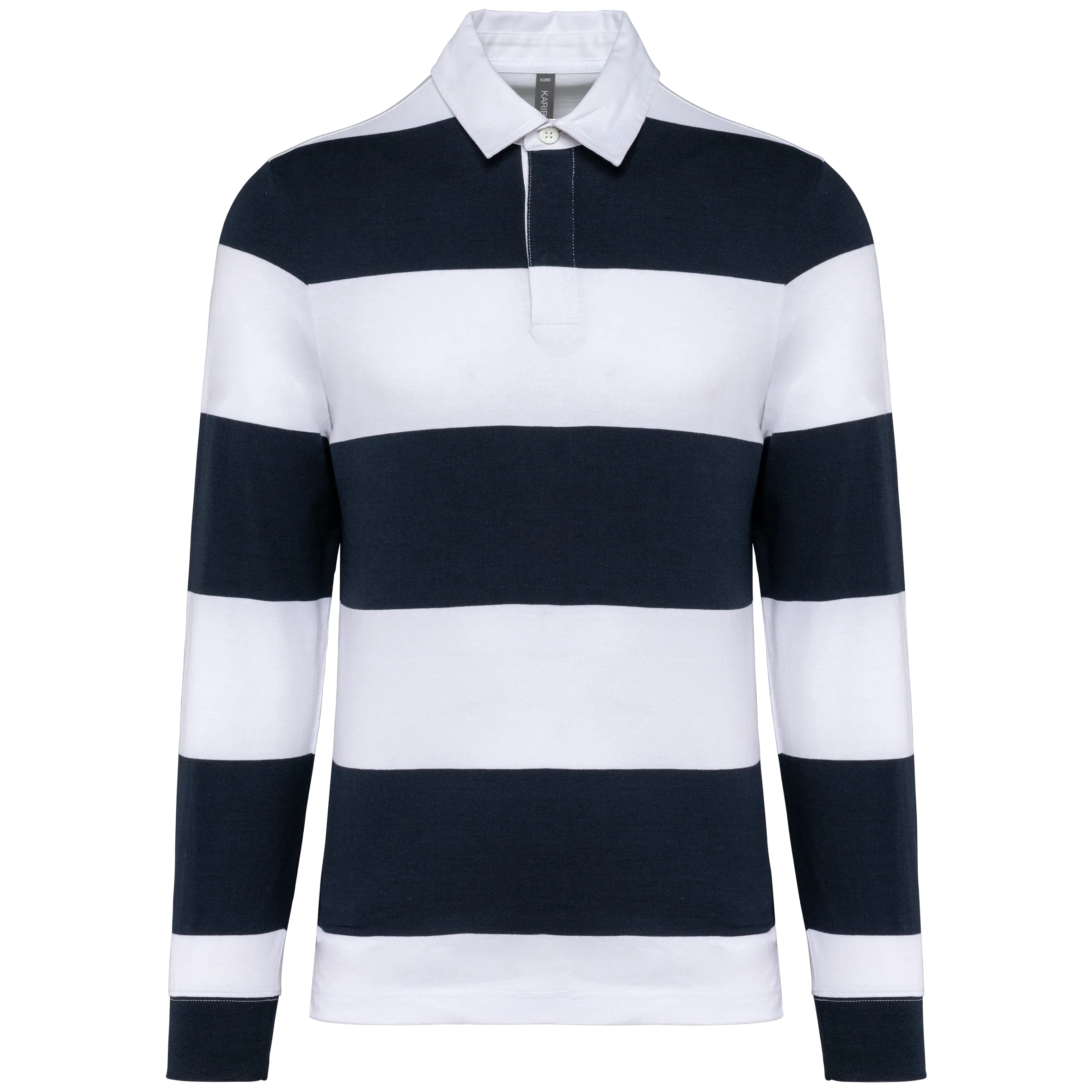 K285 - Polo rugby rayé manches longues unisexe - Occifloc