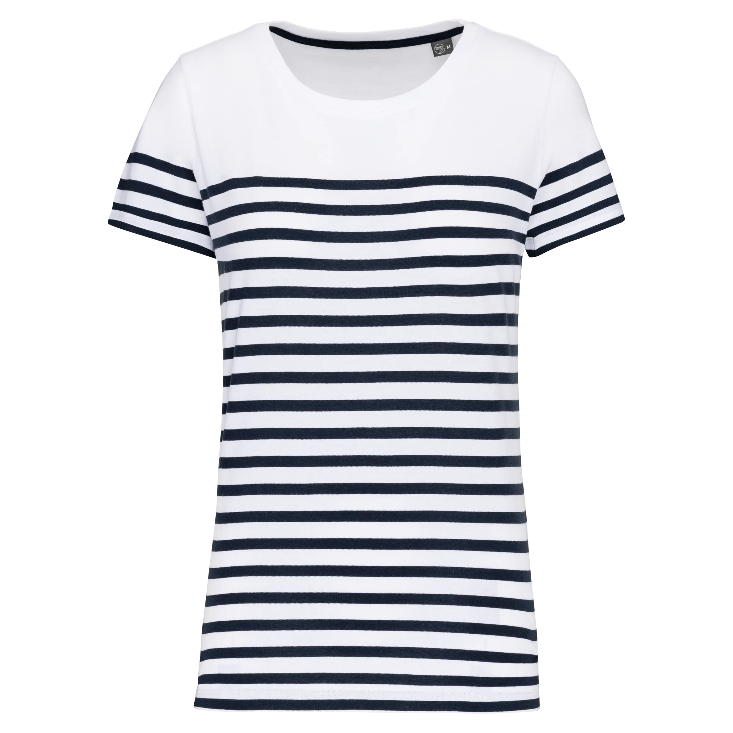 K3034 - T-shirt marin col rond Bio femme - Occifloc