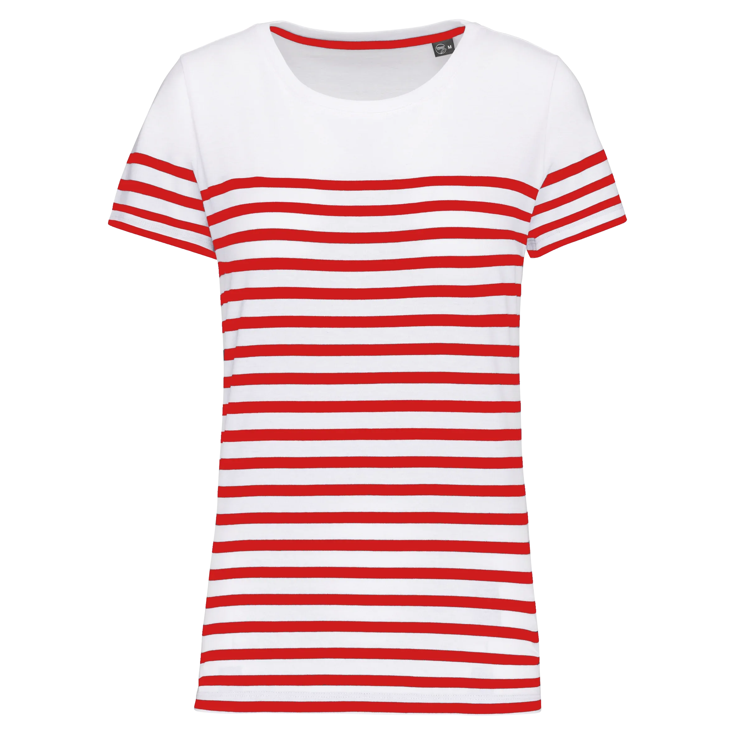 K3034 - T-shirt marin col rond Bio femme - Occifloc