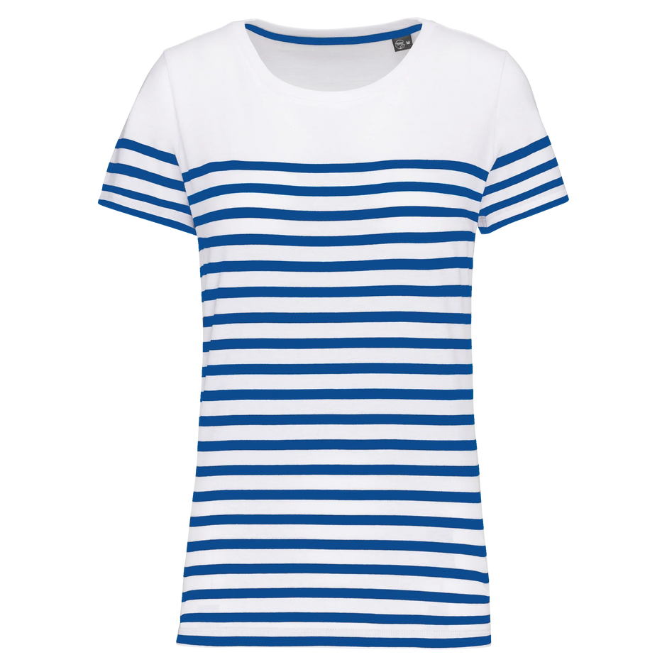 K3034 - T-shirt marin col rond Bio femme - Occifloc