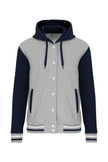 K4003 - Blouson Teddy à capuche Unisexe - Occifloc