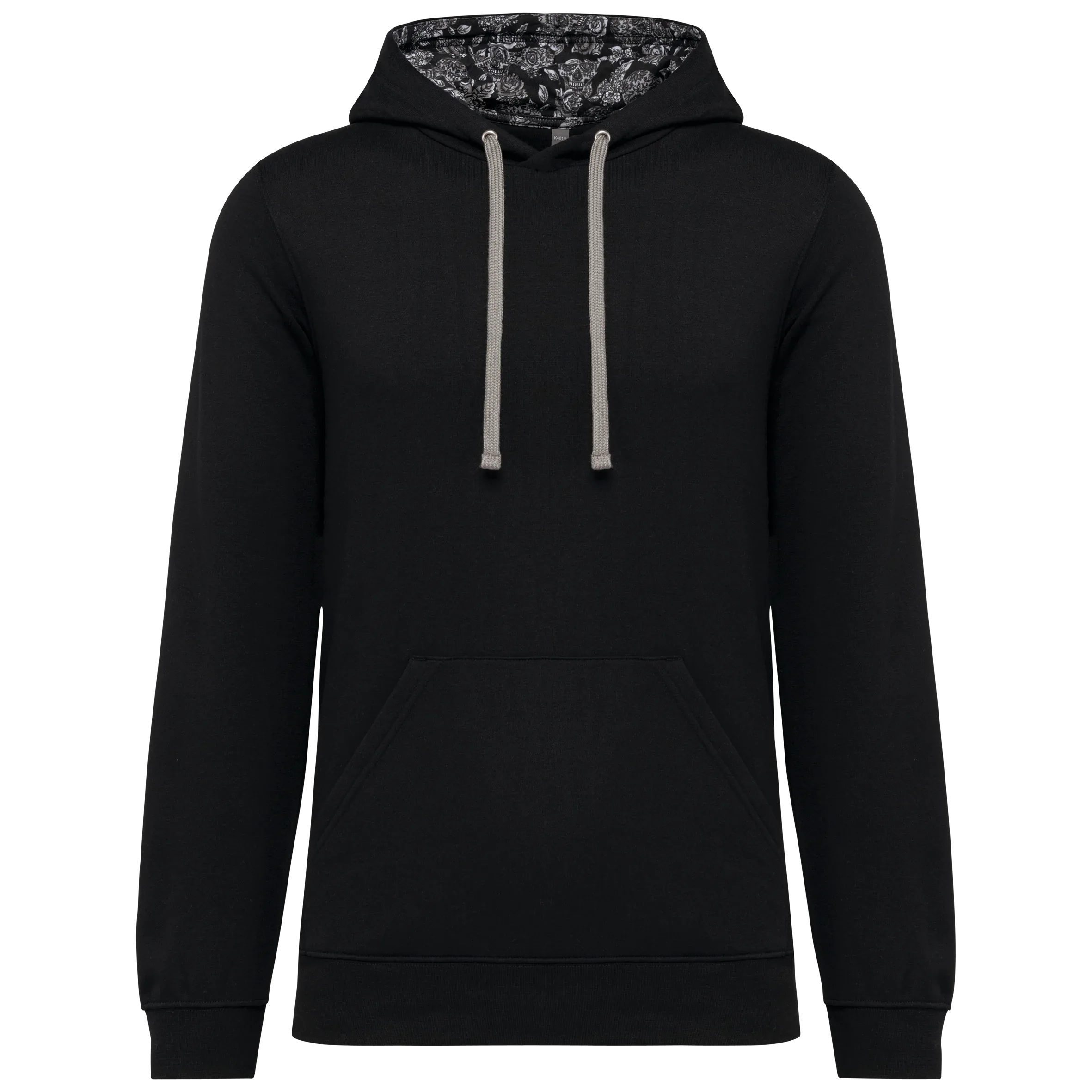 K4013 - Sweat-shirt à capuche contrastée à motifs unisexe - Occifloc