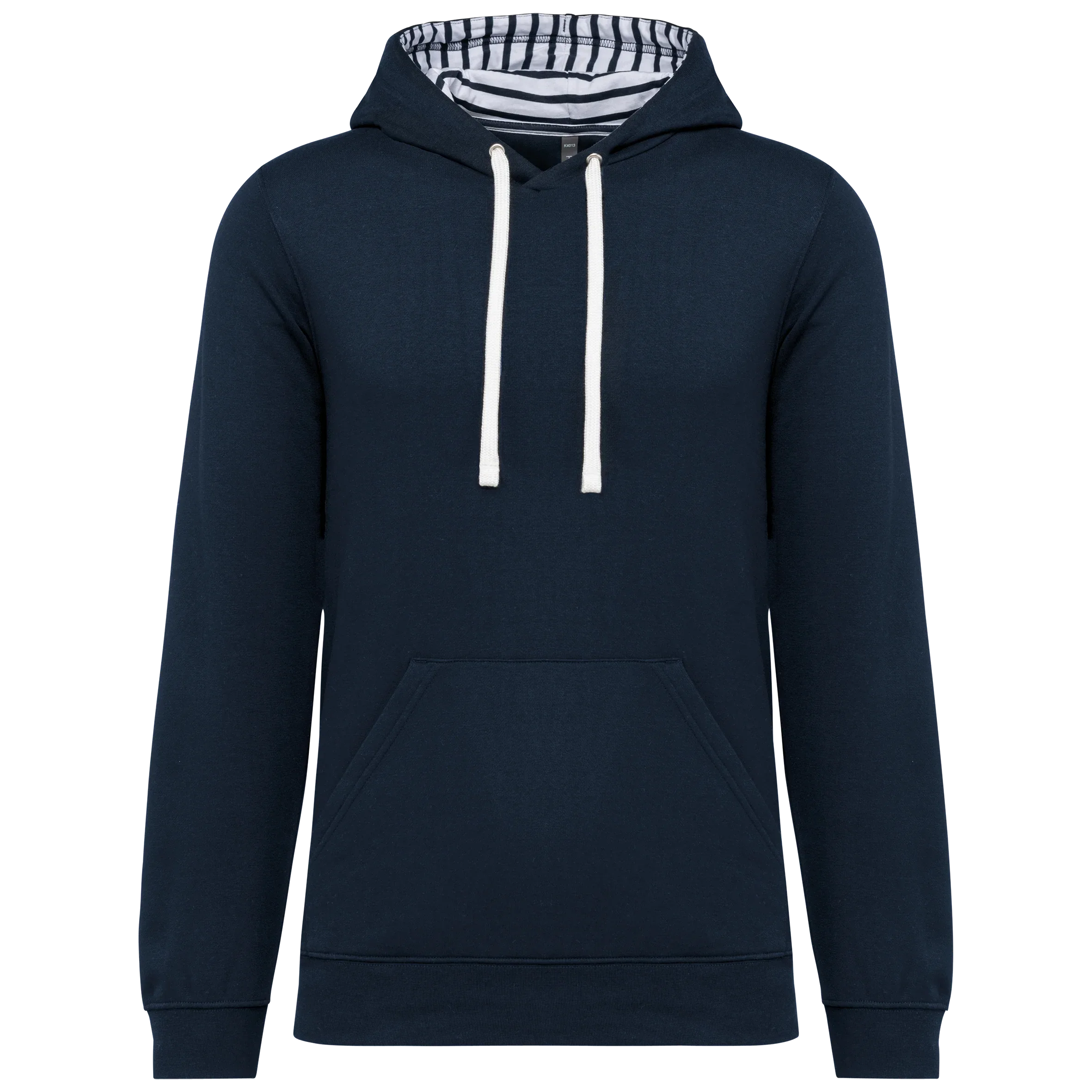 K4013 - Sweat-shirt à capuche contrastée à motifs unisexe - Occifloc