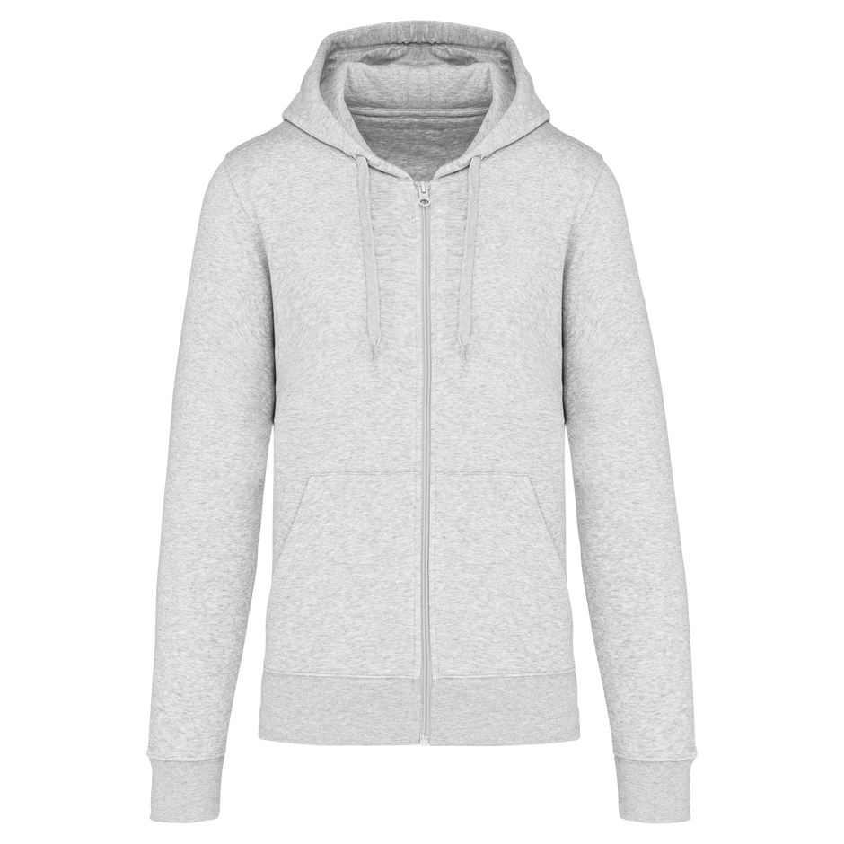 K4030 - Sweat-shirt écoresponsable zippé à capuche homme - Occifloc