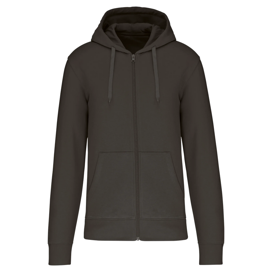 K4030 - Sweat-shirt écoresponsable zippé à capuche homme - Occifloc