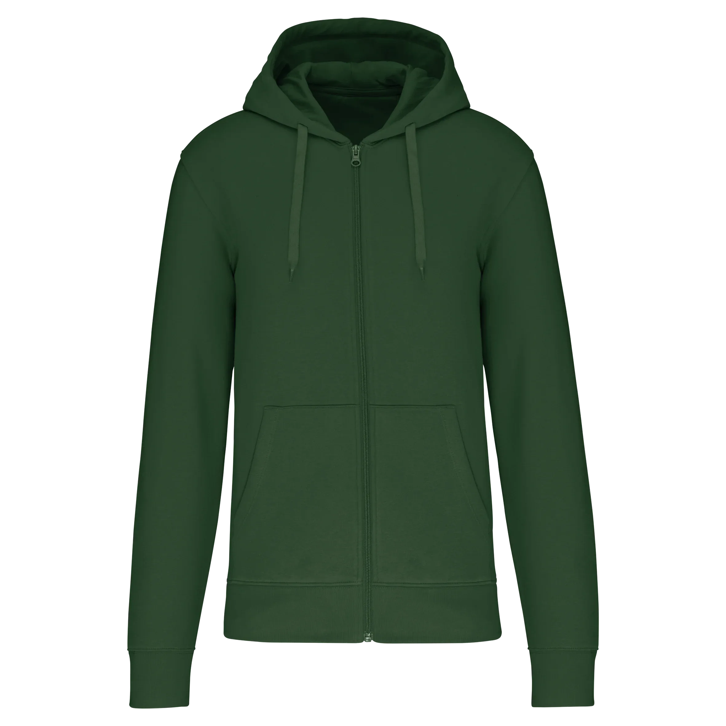 K4030 - Sweat-shirt écoresponsable zippé à capuche homme - Occifloc