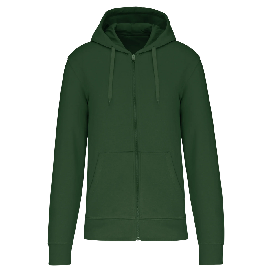 K4030 - Sweat-shirt écoresponsable zippé à capuche homme - Occifloc