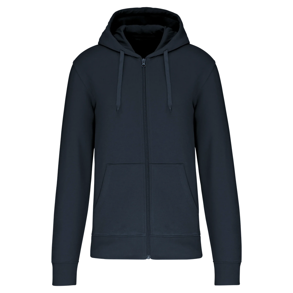 K4030 - Sweat-shirt écoresponsable zippé à capuche homme - Occifloc