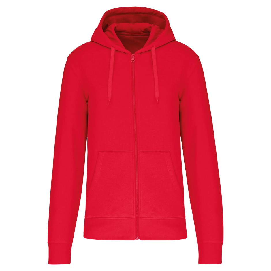 K4030 - Sweat-shirt écoresponsable zippé à capuche homme - Occifloc
