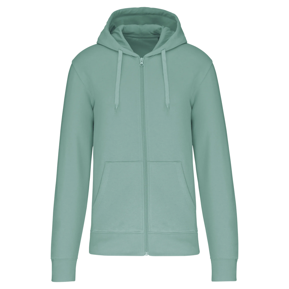 K4030 - Sweat-shirt écoresponsable zippé à capuche homme - Occifloc