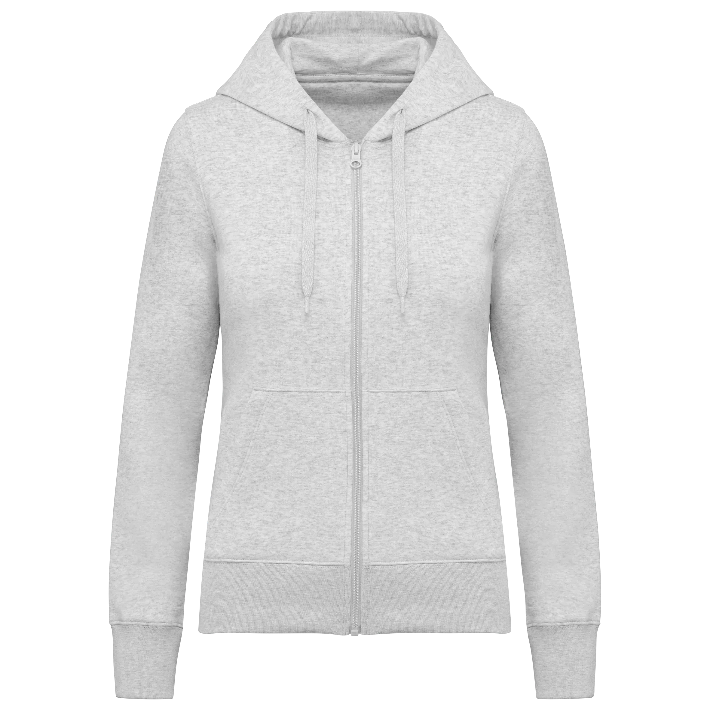 K4031 - Sweat-shirt écoresponsable zippé à capuche femme - Occifloc